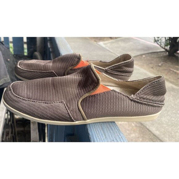 Olukai Women’s Nohea Mesh Teal Slip-on Shoes Sz 8 US - Picture 1 of 10